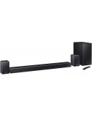 Samsung Harman Kardon 7.1.4 Dolby Atmos Soundbar HW-Q90R with Wireless Subwoofer and Rear Speaker Kit, Adaptive Sound, Game Mode, 4K Pass-Through with HDR, Bluetooth & Alexa Compatible