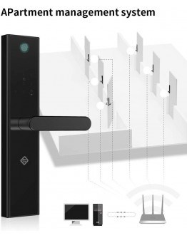 PINEWORLD WiFi and Bluetooth Smart Door Lock L5