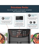 COSORI Smart WiFi Air Fryer 5.8QT(100 Recipes), 1700-Watt Programmable Base for Air Frying, Roasting & Keep Warm 11 Cooking Preset,Preheat&Shake Remind,Digital Touchscreen,Works with Alexa