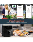 COSORI Smart WiFi Air Fryer 5.8QT(100 Recipes), 1700-Watt Programmable Base for Air Frying, Roasting & Keep Warm 11 Cooking Preset,Preheat&Shake Remind,Digital Touchscreen,Works with Alexa