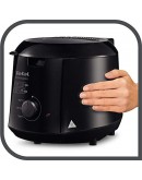 T-fal FF230850 Cool-Touch Mini Deep-Fryer, 1.2-Liter, Black