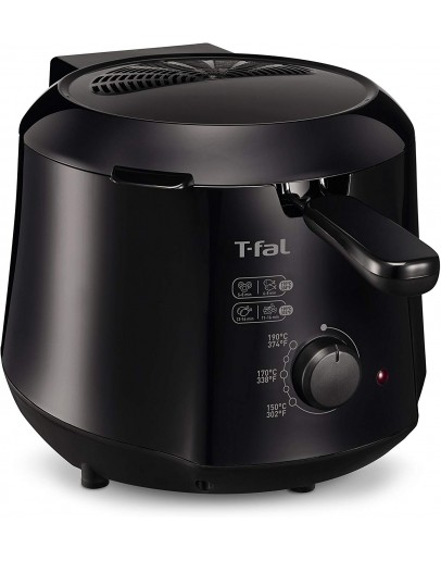 T-fal FF230850 Cool-Touch Mini Deep-Fryer, 1.2-Liter, Black