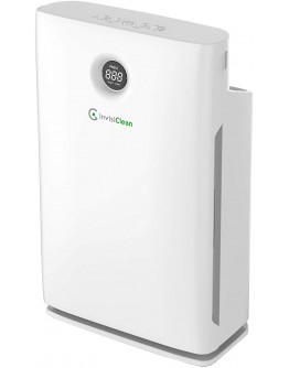 InvisiClean Claro Air Purifier - 4 in 1 True HEPA, Ionizer, Carbon + UV-C Sanitizer - Air Purifier for Allergies & Pets, Home, Large Rooms, Smokers, Dust, Mold, Allergens, Odor Elimination - IC-4524
