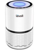 LEVOIT Air Purifier for Home Smokers Allergies and Pets Hair, True HEPA Filter, Quiet in Bedroom, Filtration System Cleaner Eliminators, Odor Smoke Dust Mold, Night Light, White, LV-H132, 1Pack