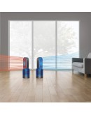 Dyson Pure Hot + Cool, HP02 - HEPA Air Purifier, Space Heater & Fan, WiFi-Enabled, For Large Rooms, Automatically Removes Allergens, Pollutants, Dust, Mold, VOCs, Blue