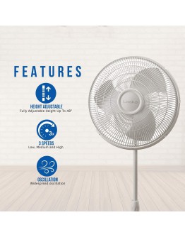 Lasko 2520 Oscillating Stand Fan
