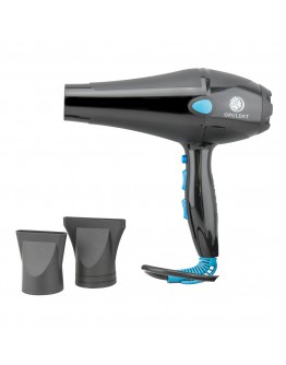 Best Ionic Hair Blow Dryer - 1875 Watt Professional Tourmaline Ceramic for Healthy, Sexy Hair - 2 Attachments - Opulent Care Salon Quality