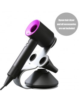 Dyson Supersonic Hair Dryer Holder, Aluminum Alloy Bracket Power Plug Holder, Bathroom Organizer for Dyson Supersonic Hair Dryer Care Tools