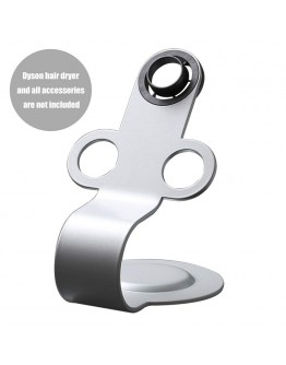 Dyson Supersonic Hair Dryer Holder, Aluminum Alloy Bracket Power Plug Holder, Bathroom Organizer for Dyson Supersonic Hair Dryer Care Tools