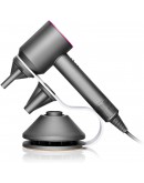 Dyson Supersonic Fast-Drying Gift Edition with Complimentary Stand for Hair Dryer and Attachments, Fuchsia
