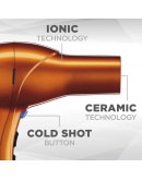 INFINITIPRO BY CONAIR 1875 Watt Salon Performance AC Motor Styling Tool/Hair Dryer; Orange