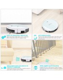 Dealdig Robot Vacuum Cleaner, 1300Pa Strong Suction, Low Noise, Self-Charging Robotic Vacuum Cleaner with Voice/APP/Remote Control