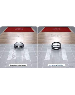 Samsung Electronics R7040 Robot Vacuum Wi-Fi Connectivity, Ideal for Carpets, Hard Floors, and Pet Hair with 3510Pa Strong Performance, Works with Amazon Alexa and the Google Assistant