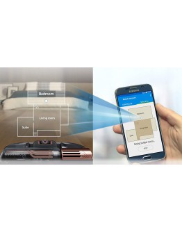Samsung POWERbot R9350 POWERbot Turbo Robot Vacuum, Large Dust Bin Ideal for Carpets & Hard Floors with 8300Pa Strong Performance, Works with Amazon Alexa and the Google Assistant