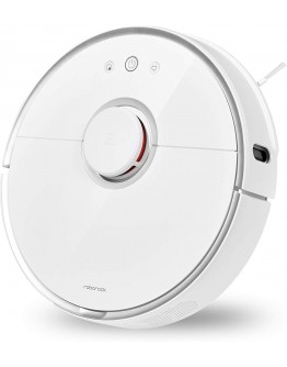 XIAO MI Roborock S5 Robotic Vacuum and Mop Cleaner, 2000Pa Super Power Suction &Wi-Fi Connectivity and Smart Navigating Robot Vacuum with 5200mAh Battery Capacity for Pet Hair, Carpet & Hard Floor (White