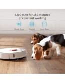 XIAO MI Roborock S5 Robotic Vacuum and Mop Cleaner, 2000Pa Super Power Suction &Wi-Fi Connectivity and Smart Navigating Robot Vacuum with 5200mAh Battery Capacity for Pet Hair, Carpet & Hard Floor (White