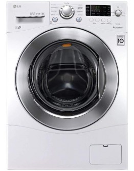 LG WM1388HW 2.3 Cu. Ft. White Stackable Front Load Washer - Energy Star