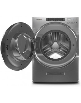 Whirlpool 5.0 cu. ft. High Efficiency Chrome Shadow Stackable Front Load Washing Machine with Load & Go XL Dispenser, ENERGY STAR (Chrome Shadow)