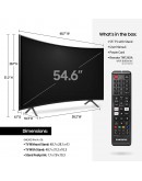 Samsung UN55RU7300FXZA Curved 55-Inch 4K UHD 7 Series Ultra HD Smart TV with HDR and Alexa Compatibility (2019 Model)