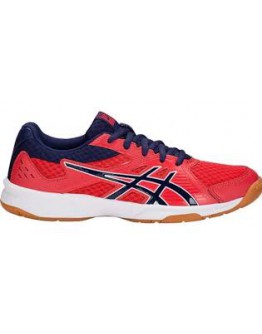 ASICS Men's Upcourt 3 Red Alert/Indigo Blue