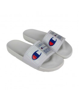 Champion Men's IPO White Slide Sandals